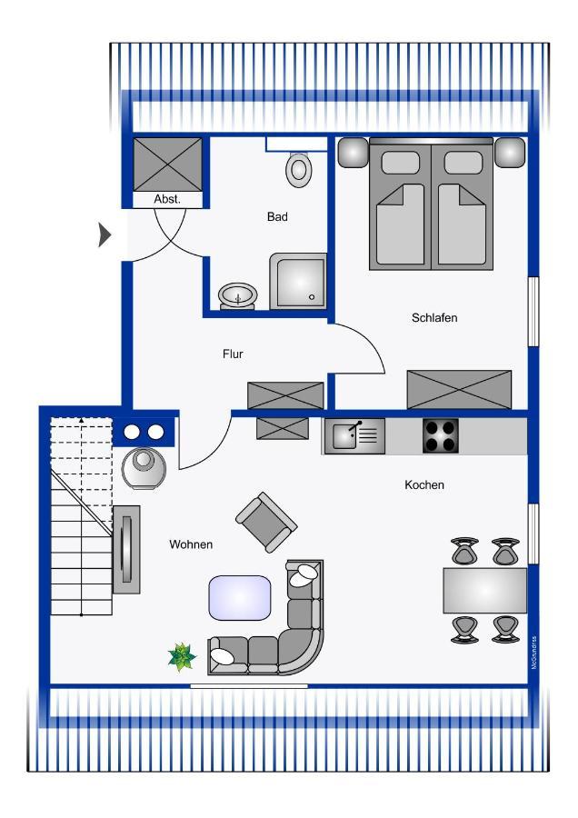 Ferienwohnung Wrixumer Marsch Экстерьер фото